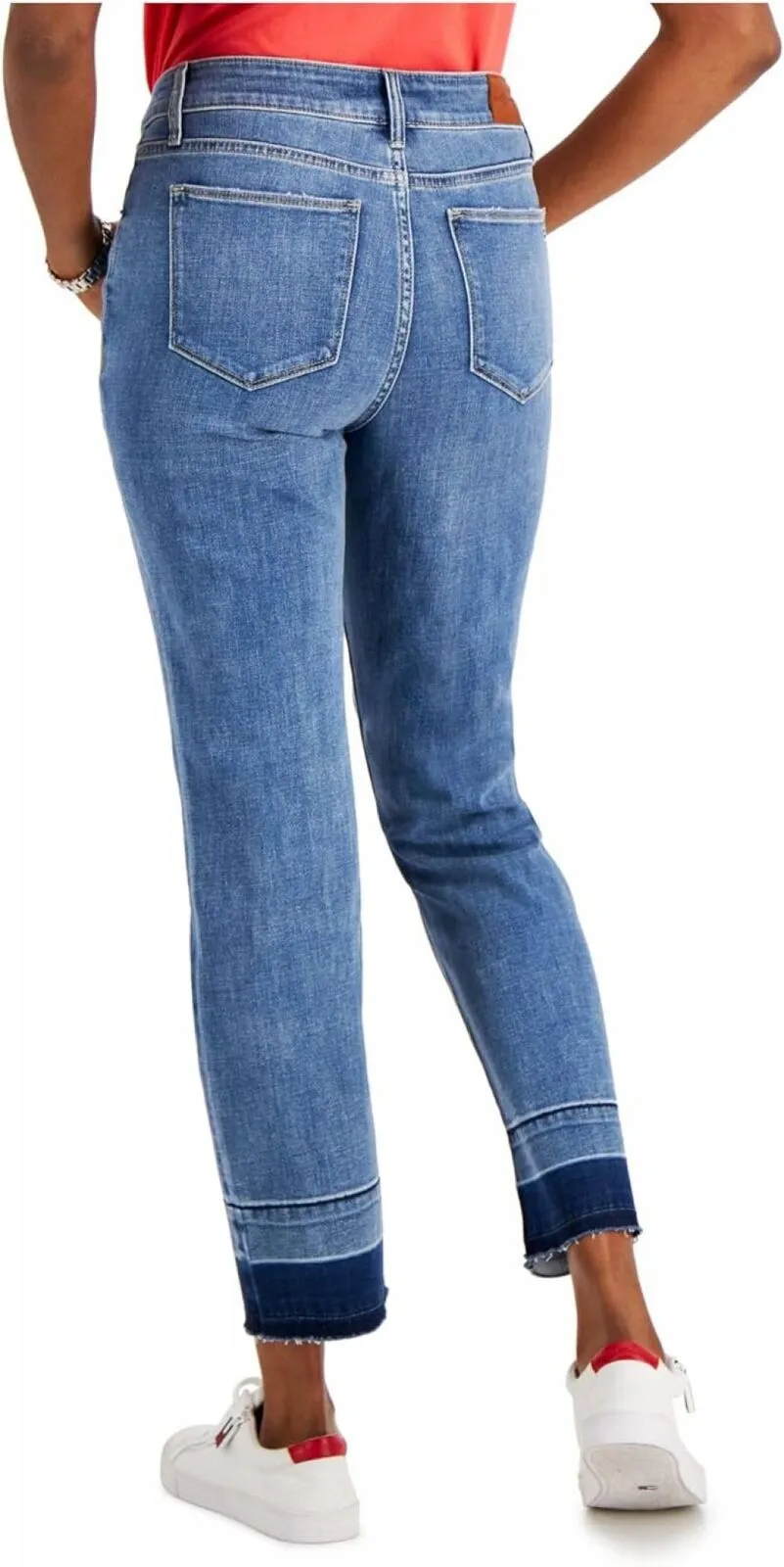 Tommy Hilfiger Womens Denim High-Waist Ankle Jeans J2AK6554