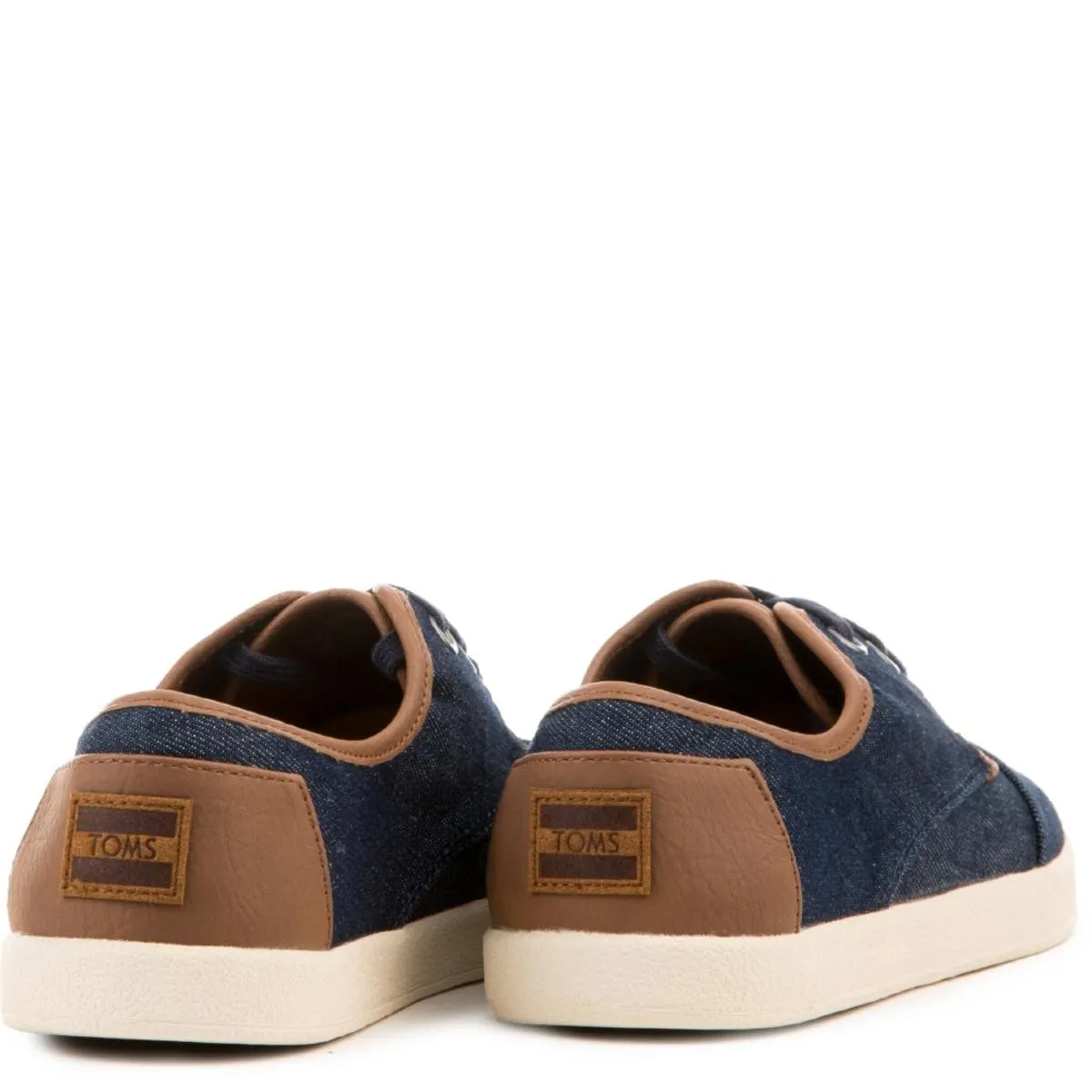 Toms Kids: Paseo Blue Denim Sneakers