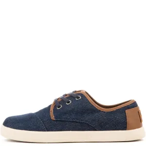 Toms Kids: Paseo Blue Denim Sneakers