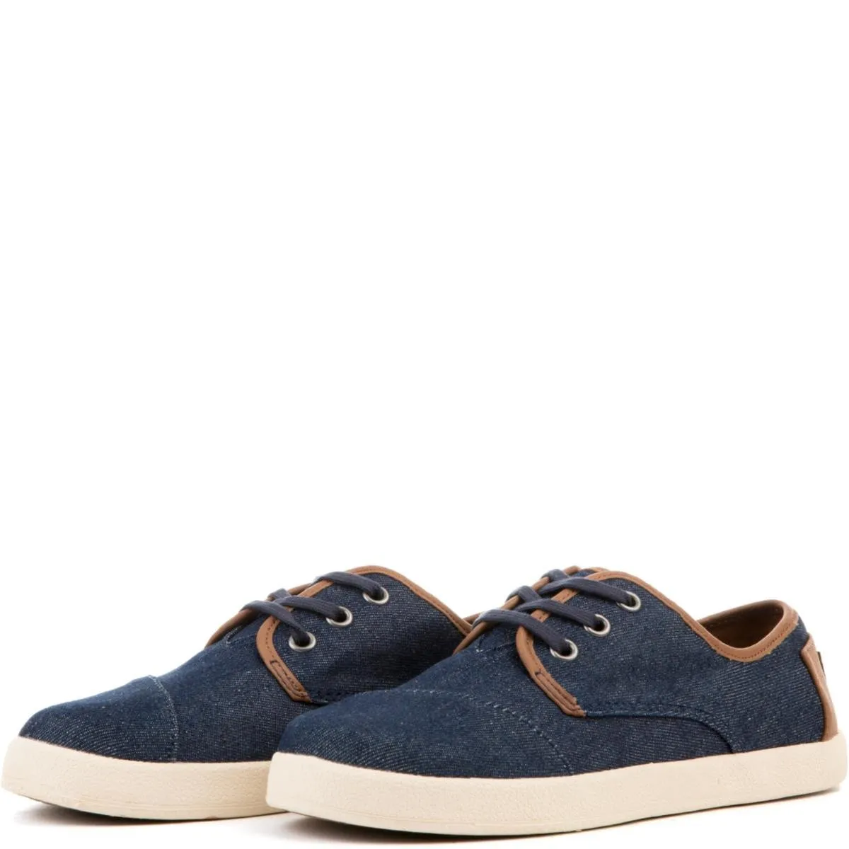 Toms Kids: Paseo Blue Denim Sneakers
