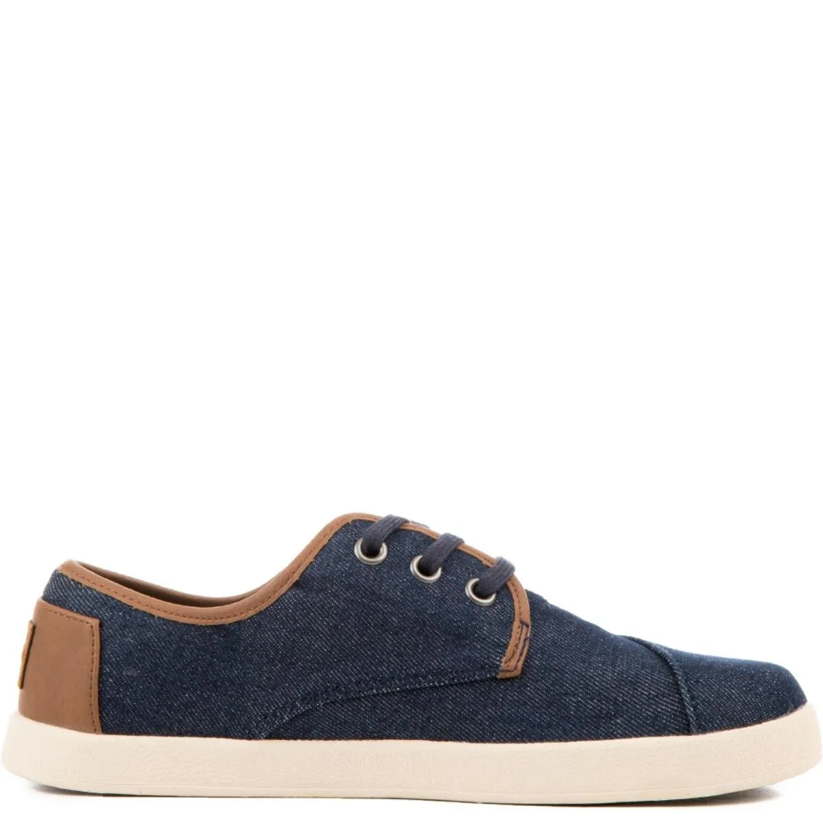 Toms Kids: Paseo Blue Denim Sneakers