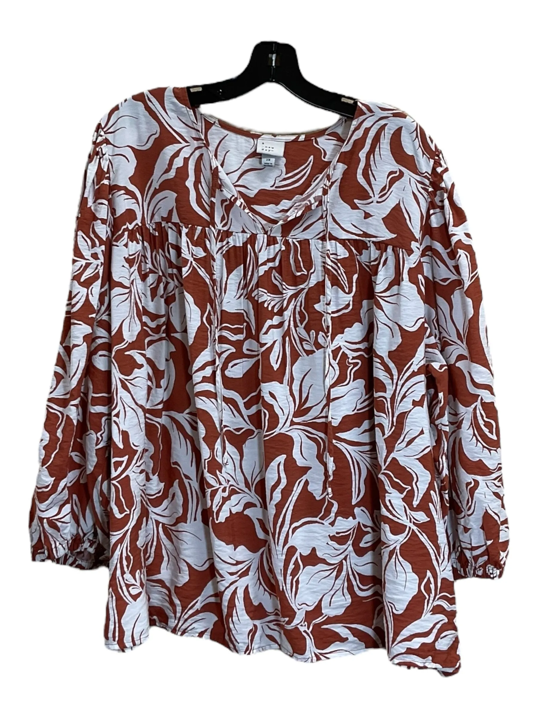 Top Long Sleeve By A New Day  Size: 2x