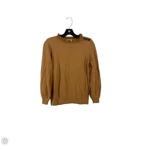 Top Long Sleeve By Loft In Brown, Size: S