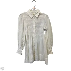 Top Long Sleeve By Maeve In White, Size: Xs
