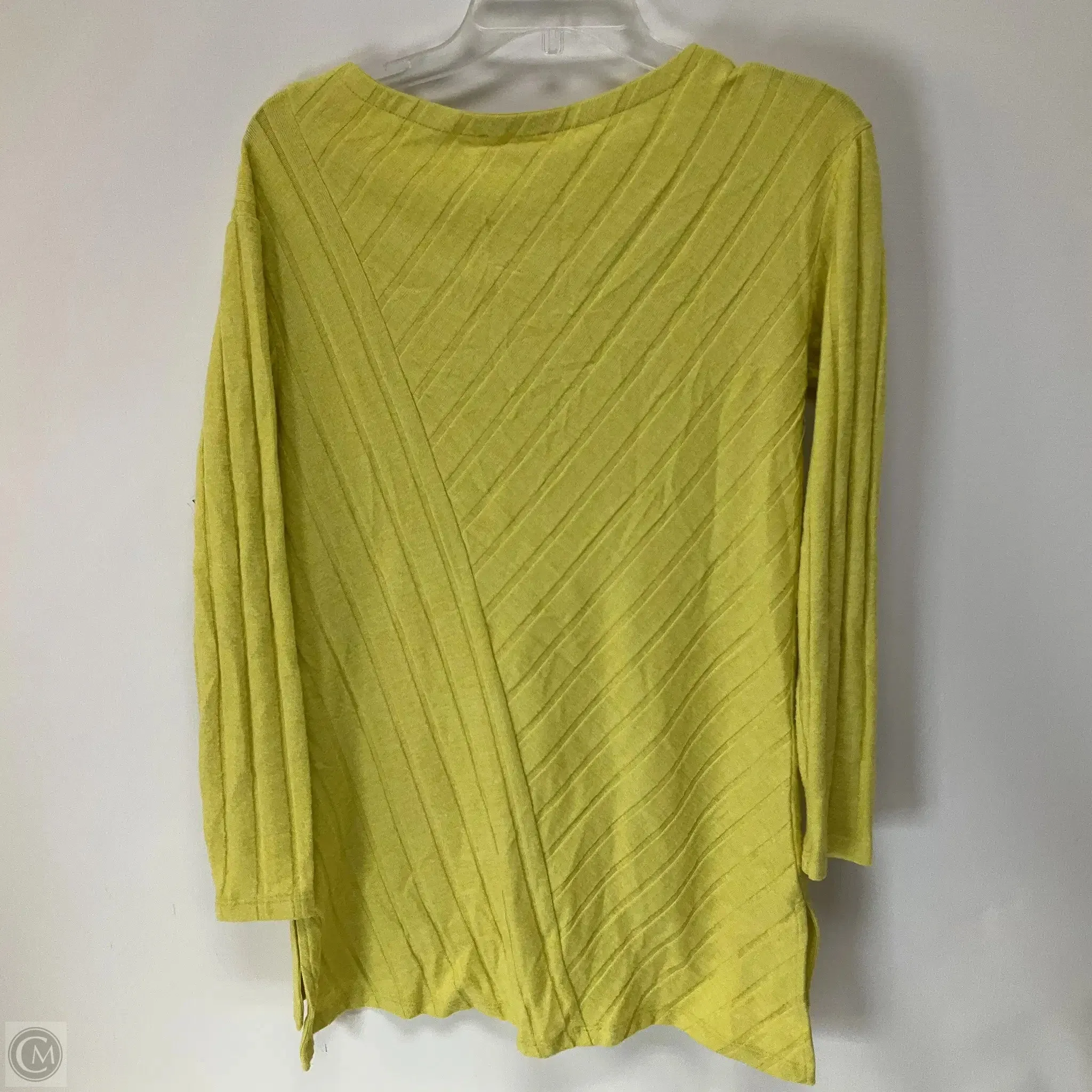 Top Long Sleeve By Maeve In Yellow, Size: S