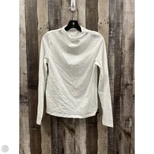 Top Long Sleeve By Old Navy In White, Size: M