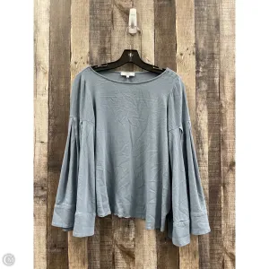 Top Long Sleeve By Ro & De In Blue, Size: S