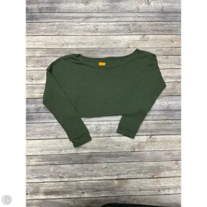 Top Long Sleeve By Shein In Green, Size: Xs