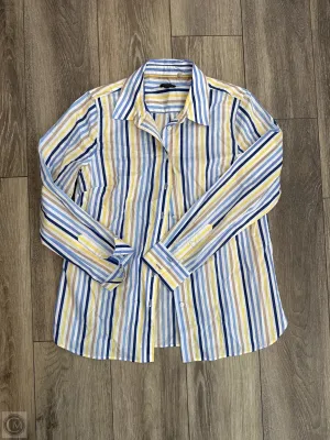 Top Long Sleeve By Talbots In Blue, Size: S