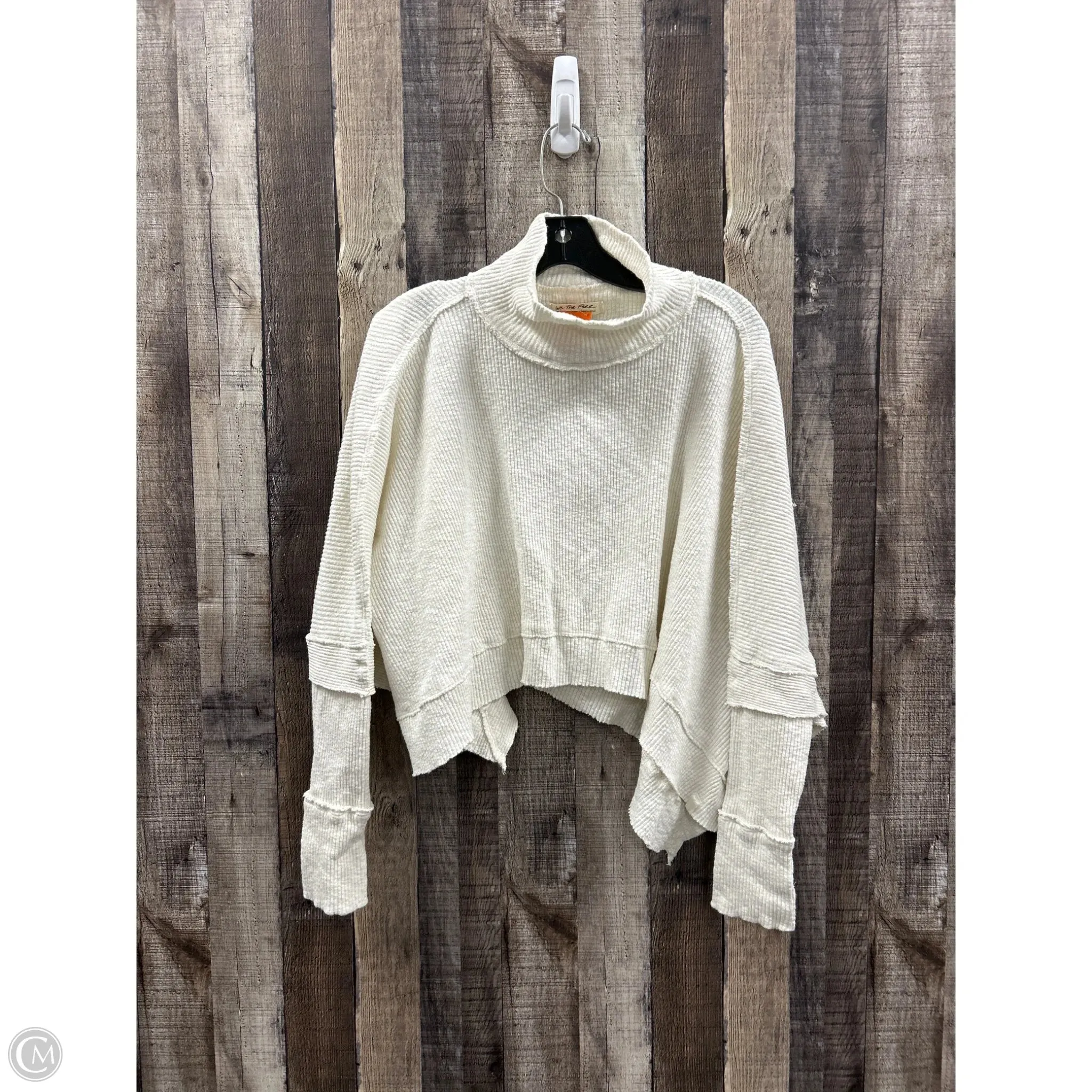 Top Long Sleeve By We The Free In Cream, Size: S