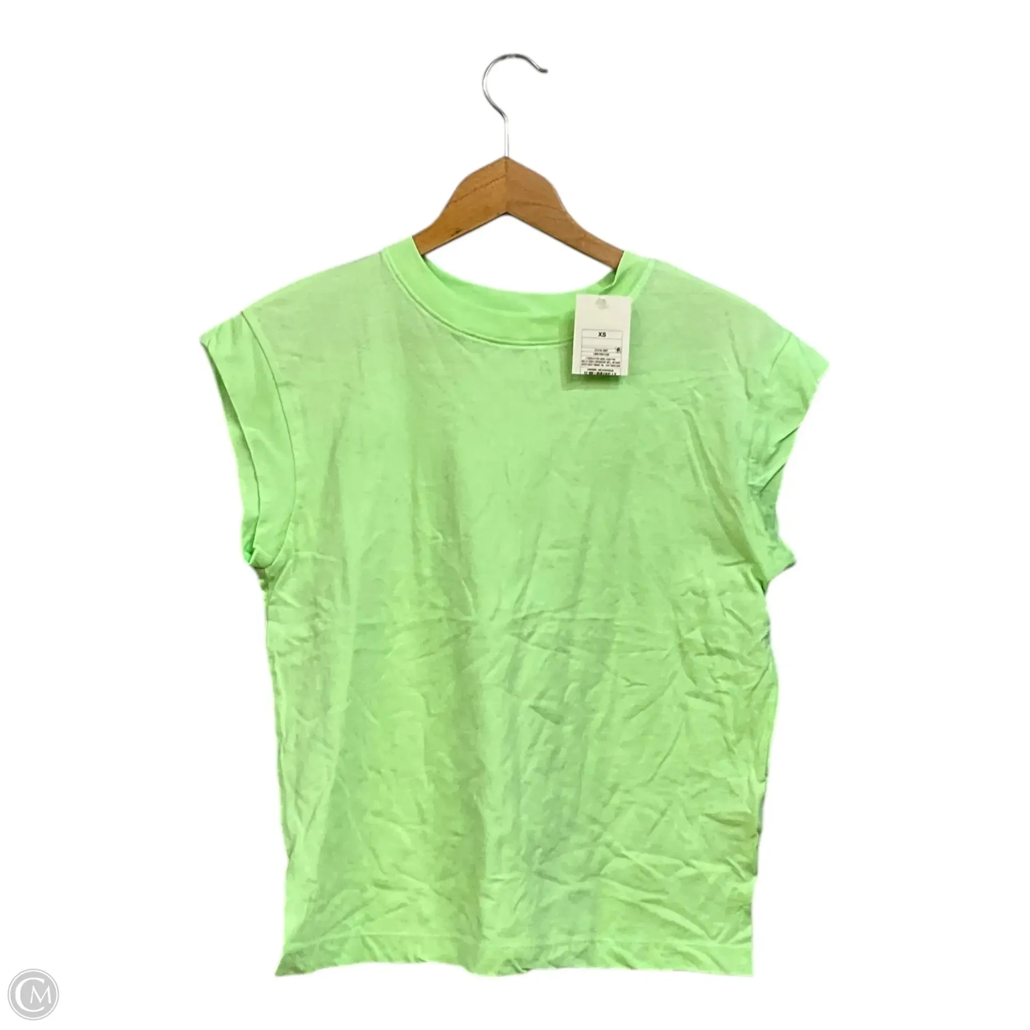 Top Short Sleeve By A New Day In Green, Size: Xs
