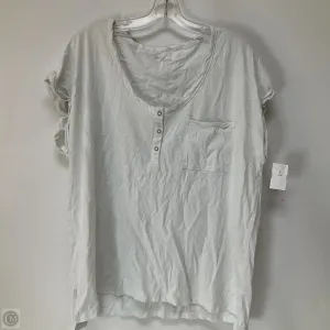 Top Short Sleeve By Aerie In White, Size: L