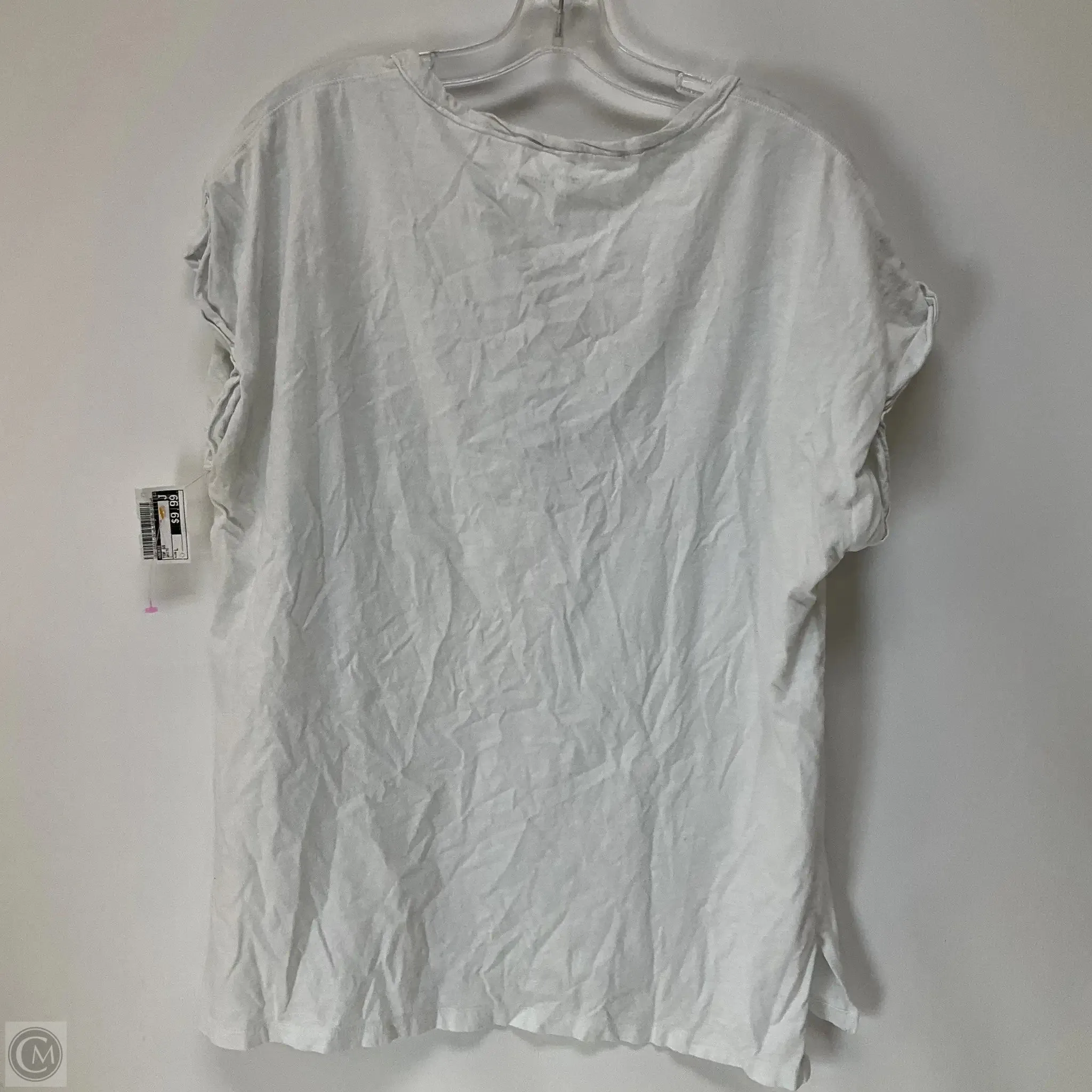 Top Short Sleeve By Aerie In White, Size: L