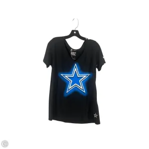 Top Short Sleeve By Clothes Mentor In Black, Size: L