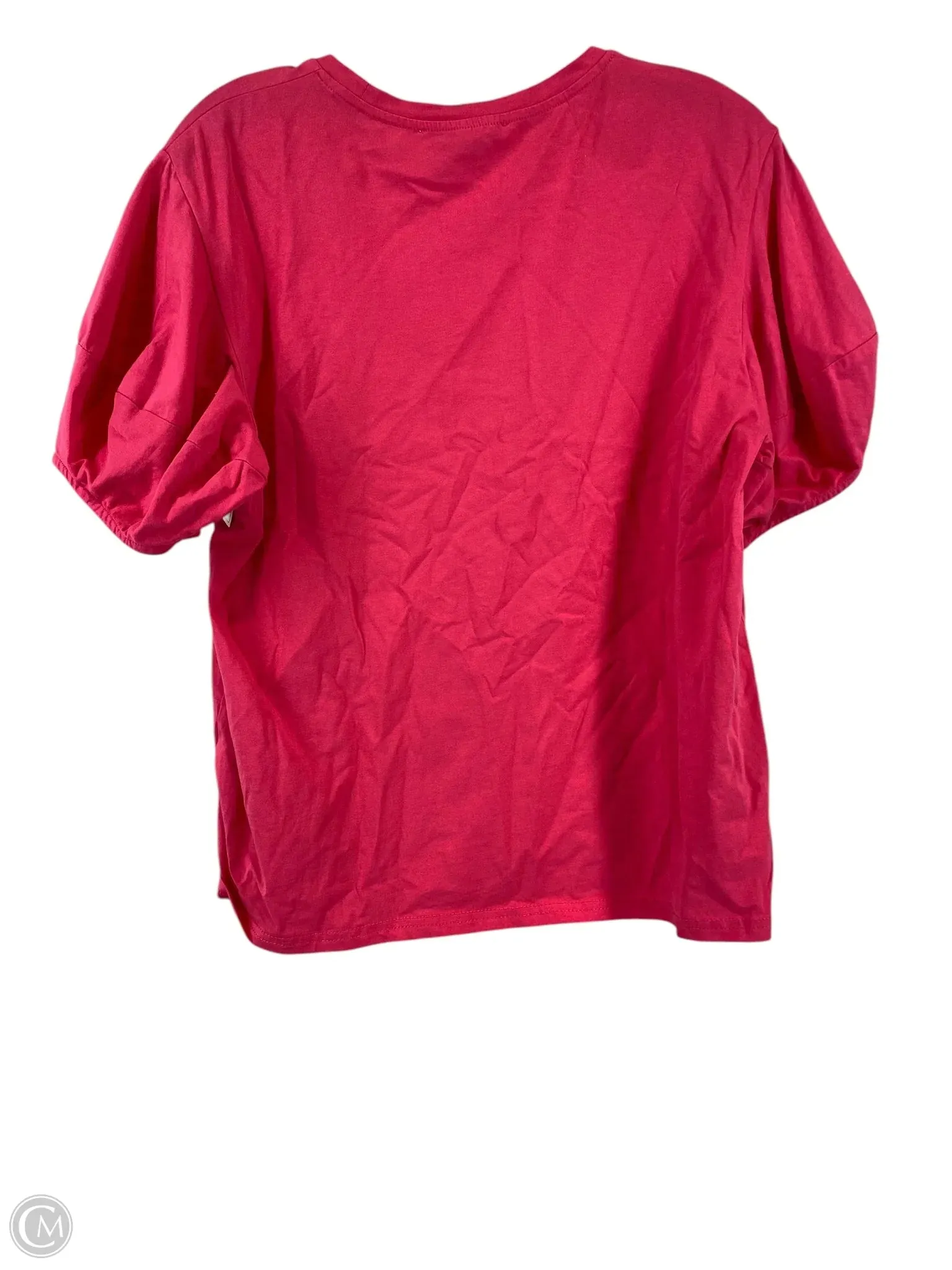 Top Short Sleeve By Clothes Mentor In Pink, Size: L