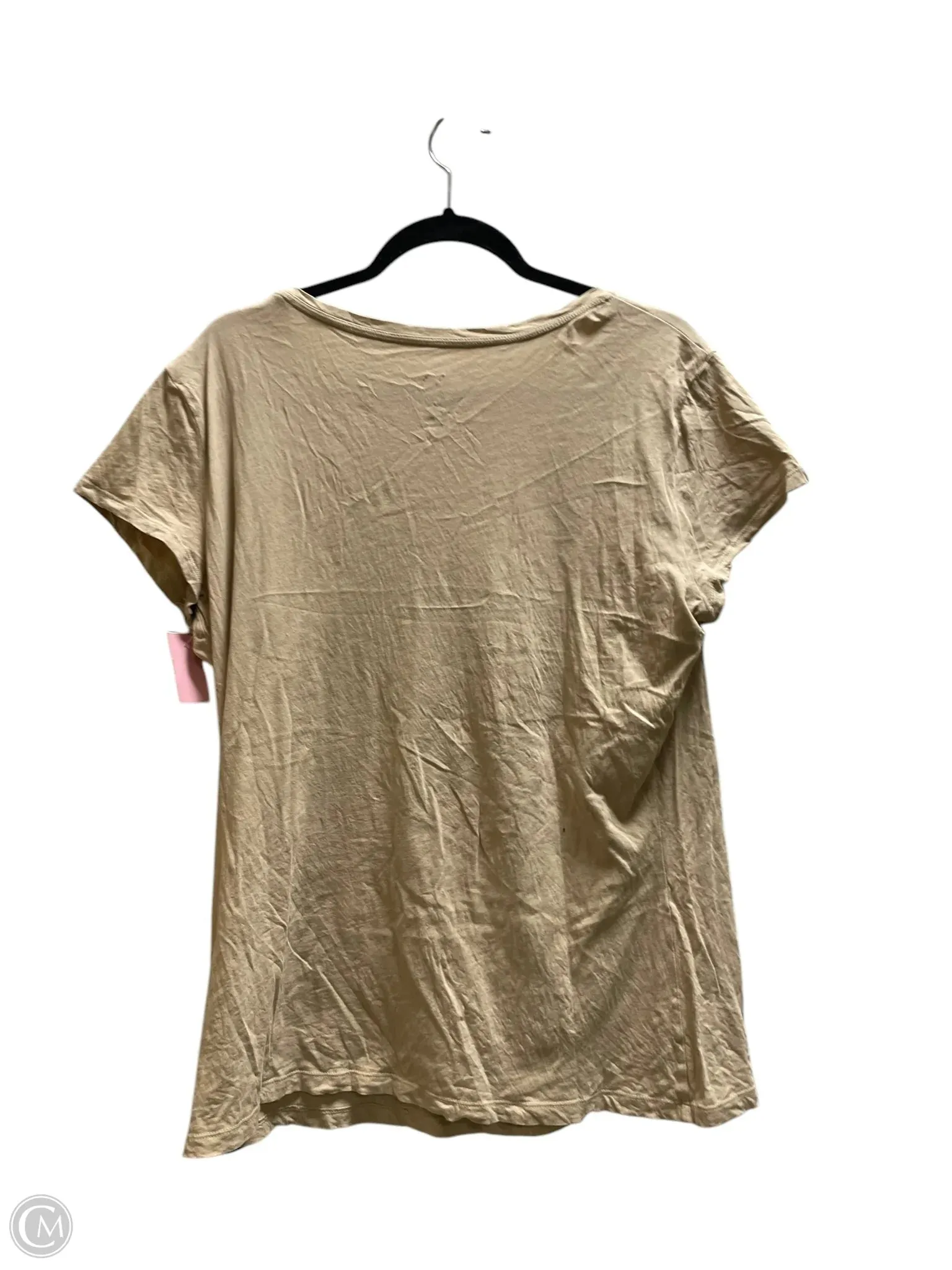 Top Short Sleeve By New York And Co In Brown, Size: Xl