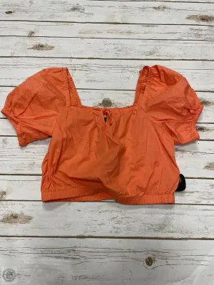 Top Short Sleeve By Unlisted In Orange, Size: Xs