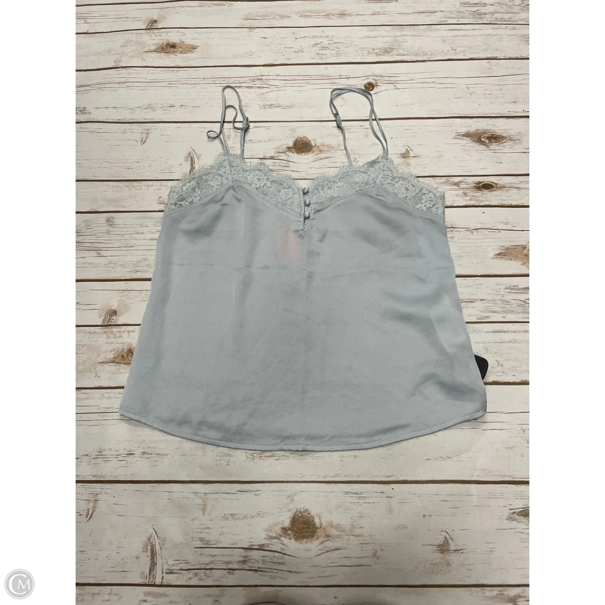Top Sleeveless By Abercrombie And Fitch In Silver, Size: S