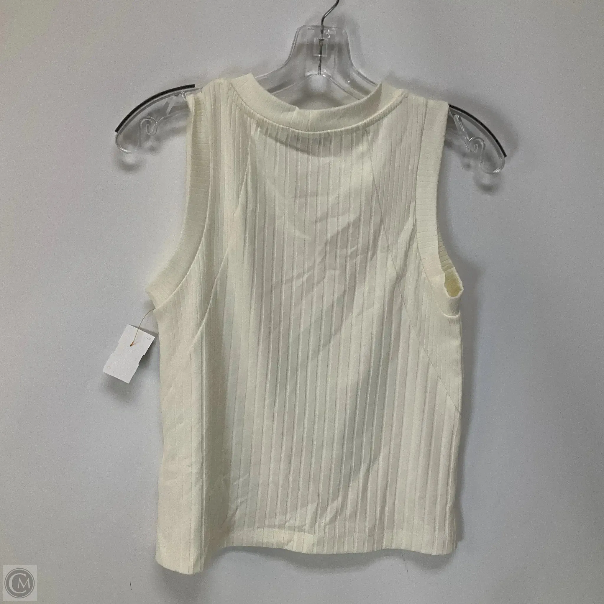 Top Sleeveless By Evereve In Cream, Size: Xs