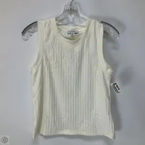 Top Sleeveless By Evereve In Cream, Size: Xs