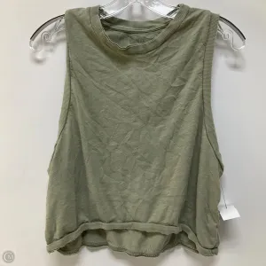 Top Sleeveless By Free People In Green, Size: S