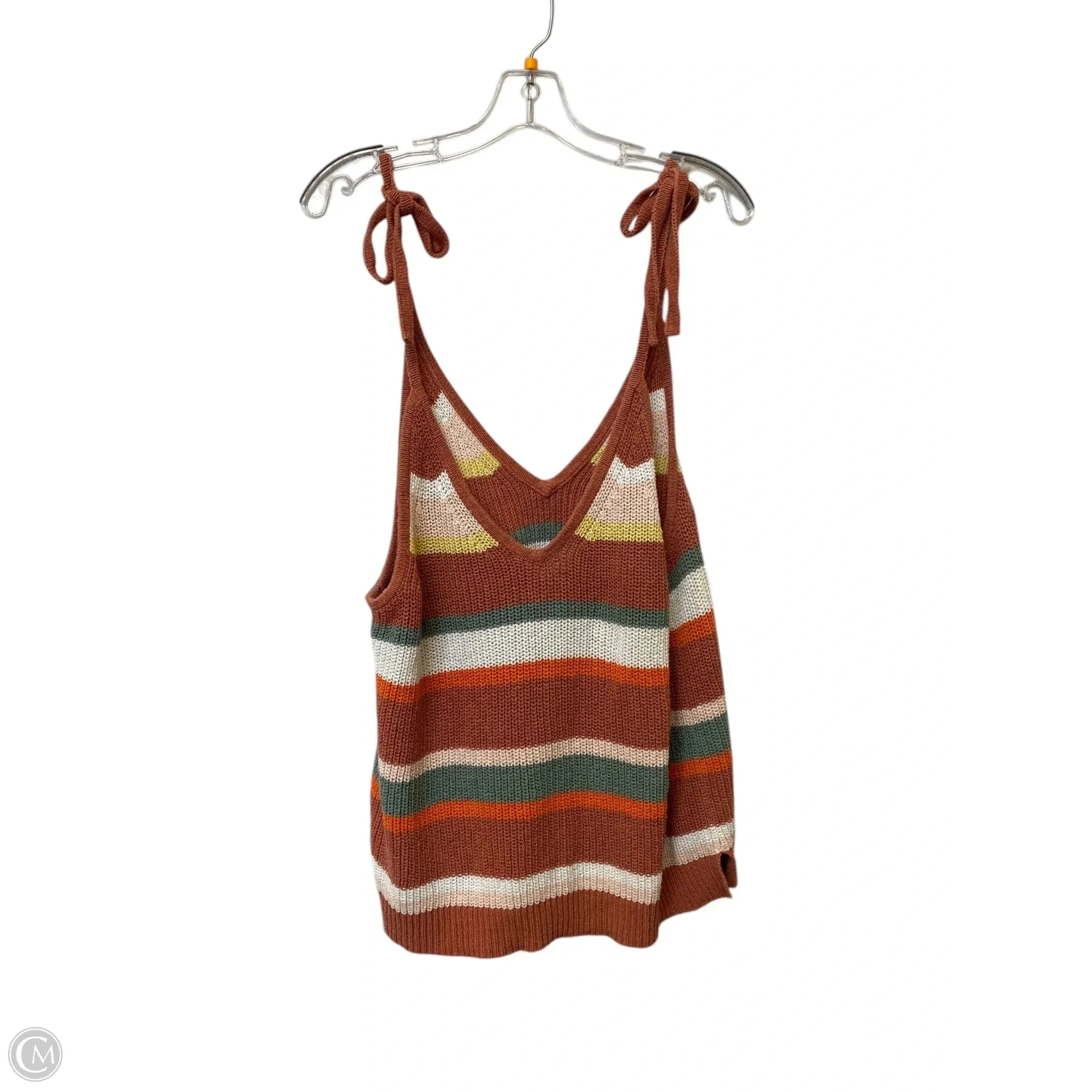 Top Sleeveless By Madewell In Multi-colored, Size: Xl