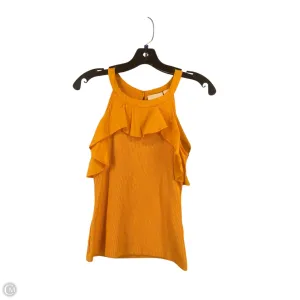 Top Sleeveless By Maeve In Yellow, Size: Xs