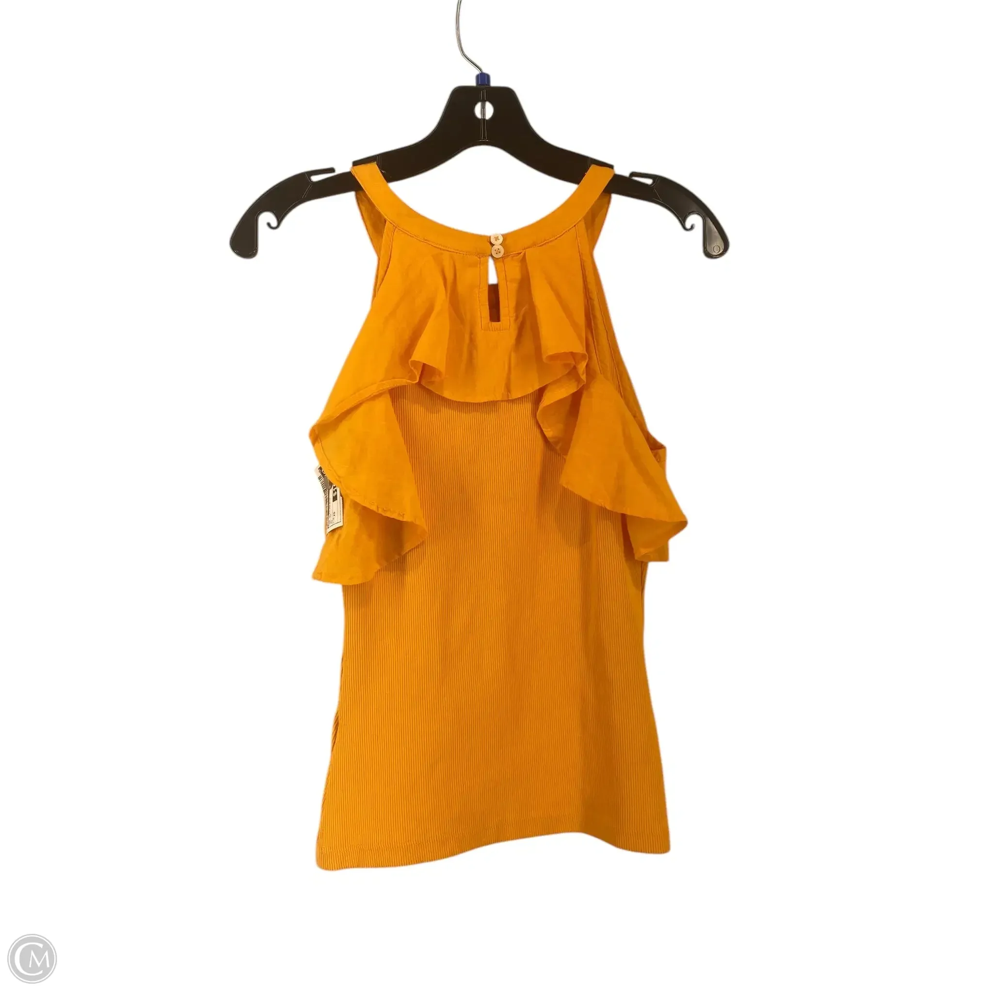 Top Sleeveless By Maeve In Yellow, Size: Xs