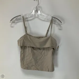 Top Sleeveless By Pilcro In Taupe, Size: Xs