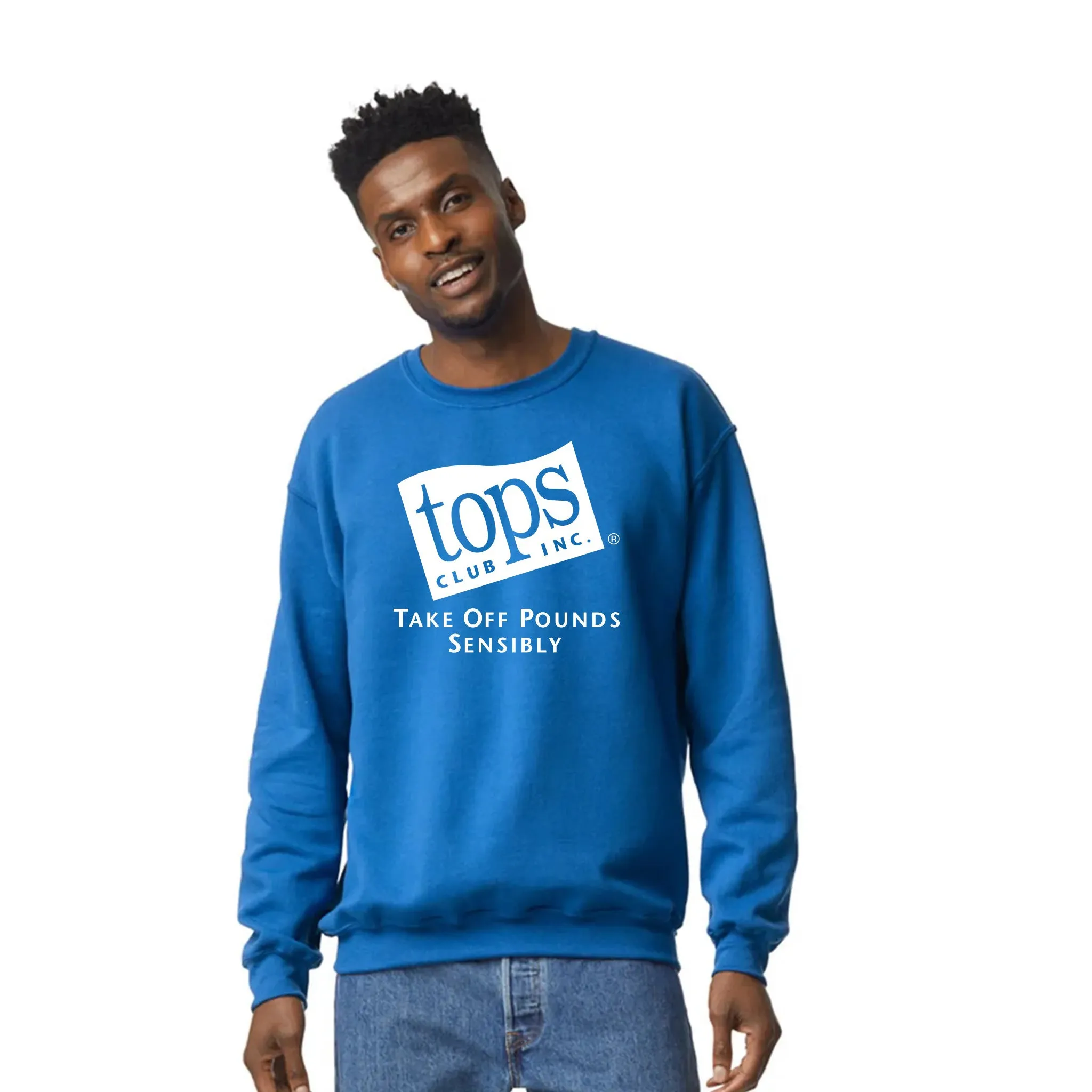 TOPS Large Logo Classic Crewneck Sweatshirt
