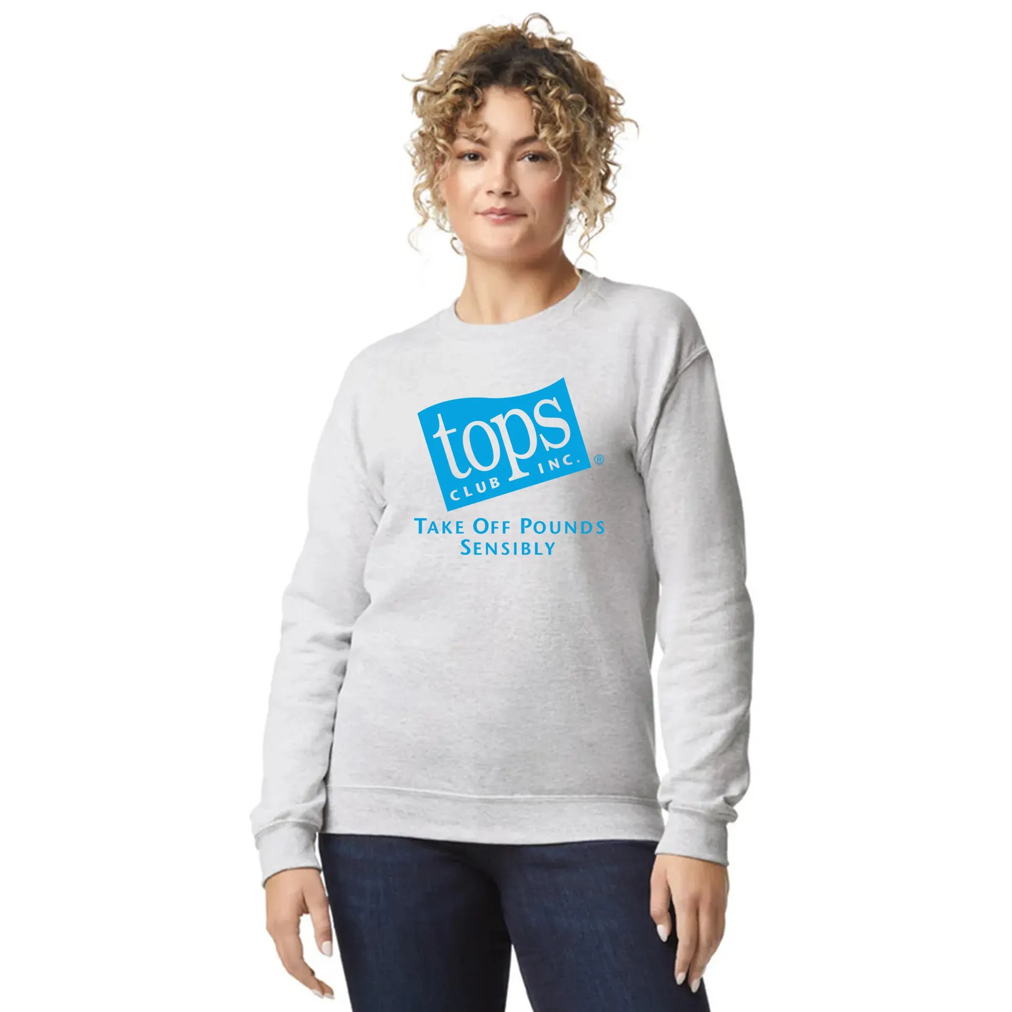 TOPS Large Logo Classic Crewneck Sweatshirt