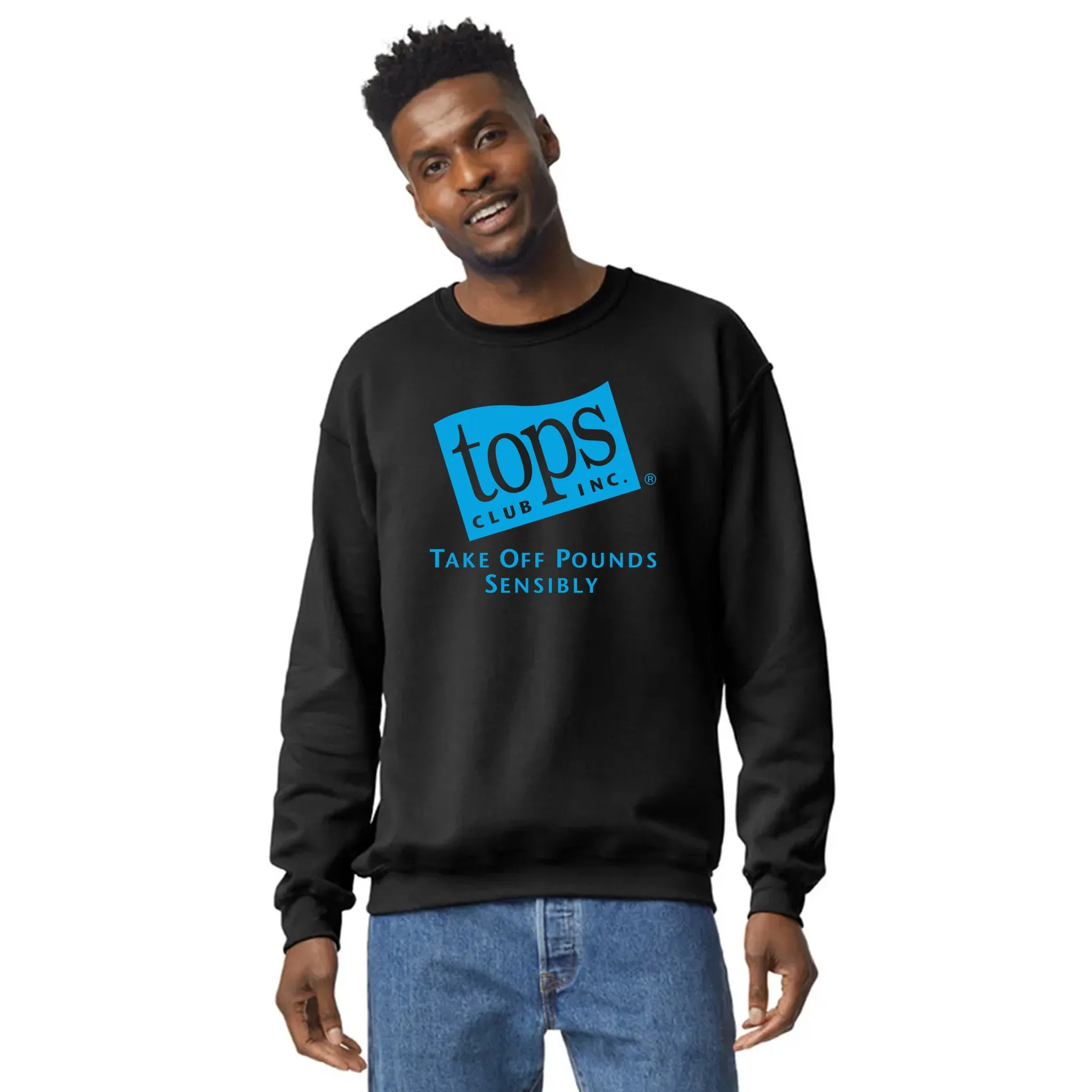 TOPS Large Logo Classic Crewneck Sweatshirt