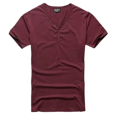 Tops Tees Short Sleeve t-shirt  men's brand fashion Slim Fit sexy V neck T shirt men 2018 New Mens Summer hot sale