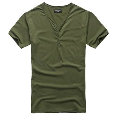 Tops Tees Short Sleeve t-shirt  men's brand fashion Slim Fit sexy V neck T shirt men 2018 New Mens Summer hot sale