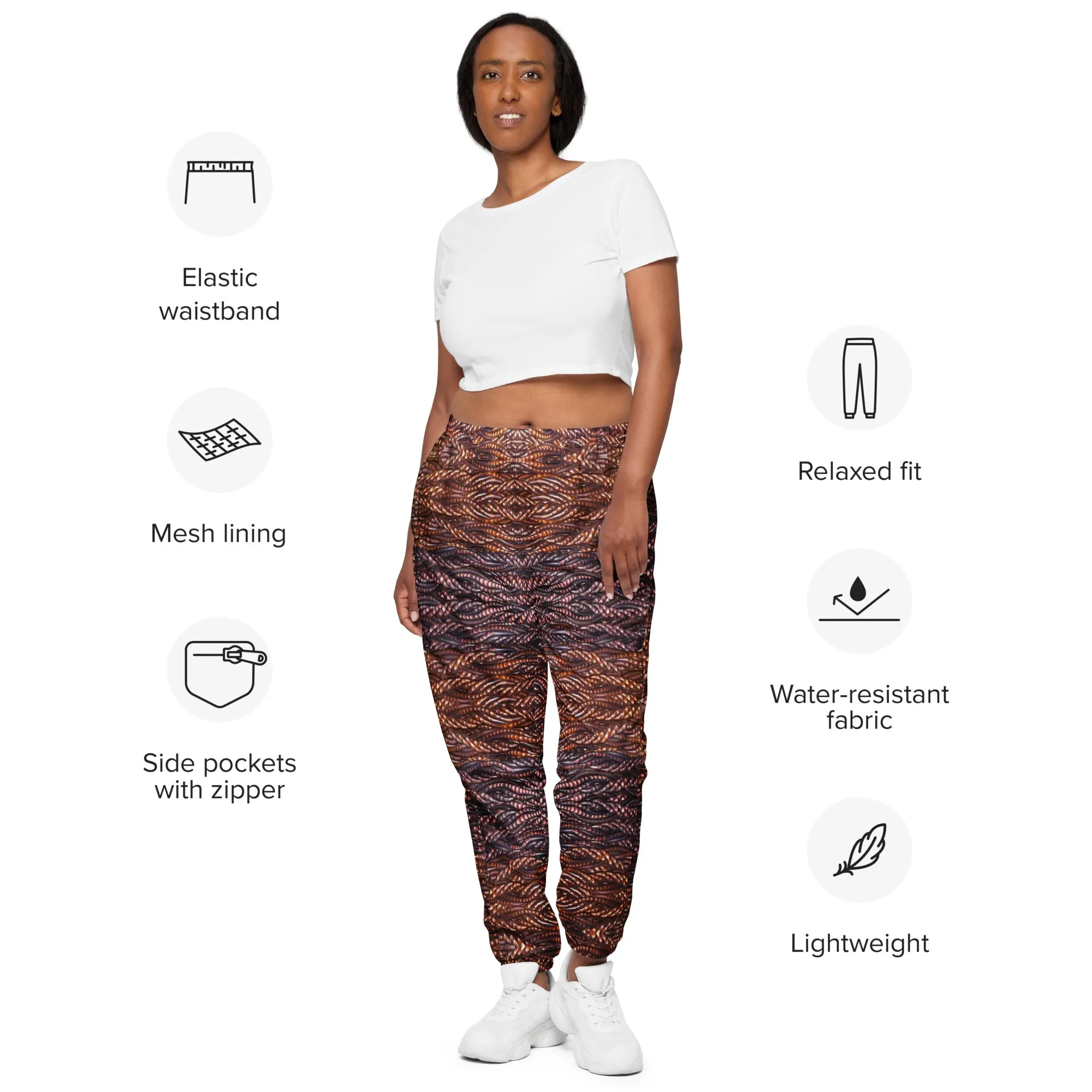 Track Pants (Unisex)(Muliebris/Virilis)(Grail Hearth Core Copper Fabric) RJSTHw2023 RJS