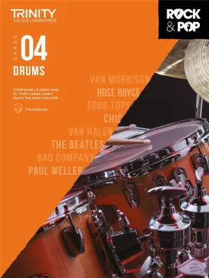 Trinity Rock & Pop From 2018 Drums - Grade 4