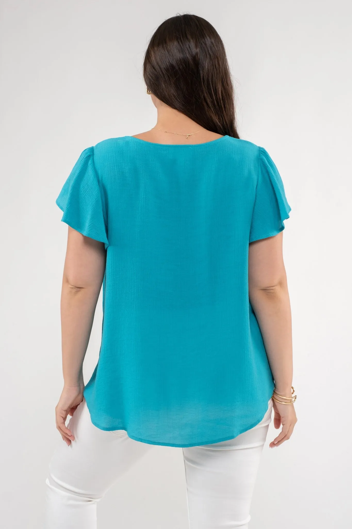 Tulip Scallop Blouse