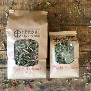 Tulsi   Rose Tea