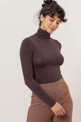 Turtleneck Essential Long Sleeve Layering Top