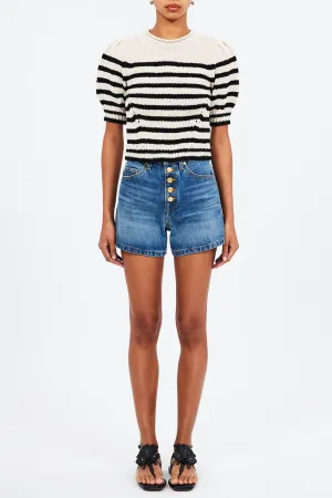 Ulla Johnson Pia Top in Sailor Stripe