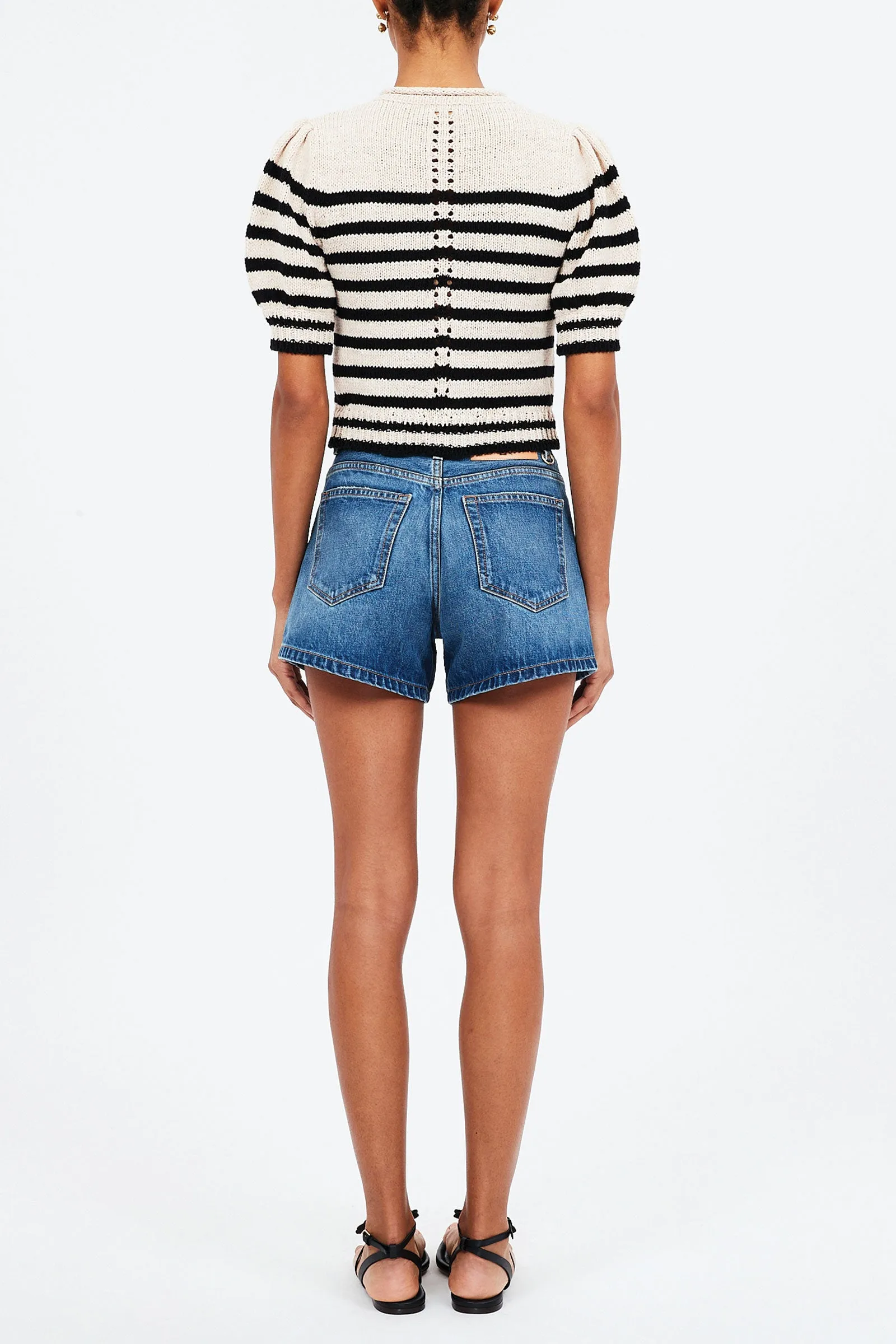 Ulla Johnson Pia Top in Sailor Stripe