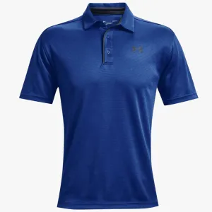 Under Armour Mens Tech Short Sleeve Golfer 432 Blue