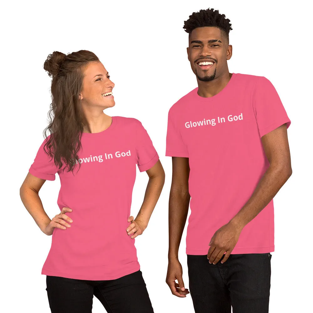 Unisex t-shirt - Glowing in God