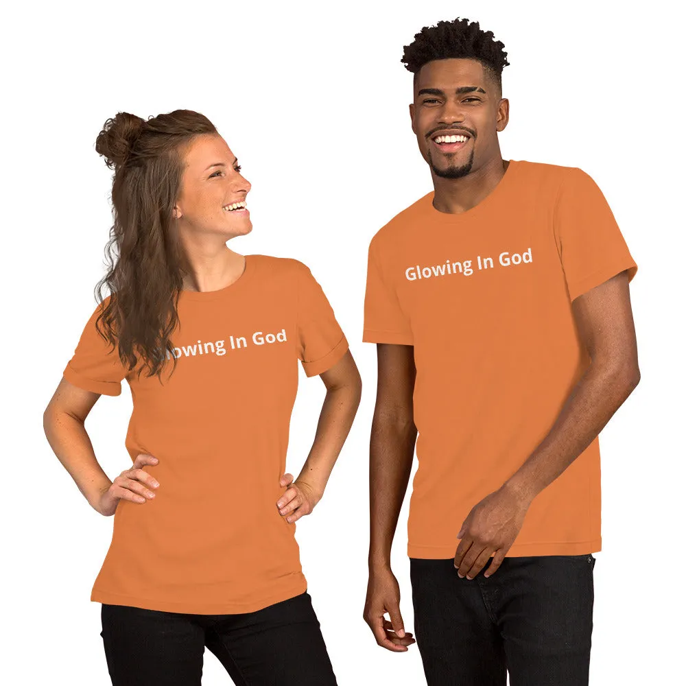Unisex t-shirt - Glowing in God