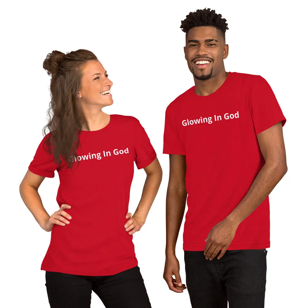 Unisex t-shirt - Glowing in God