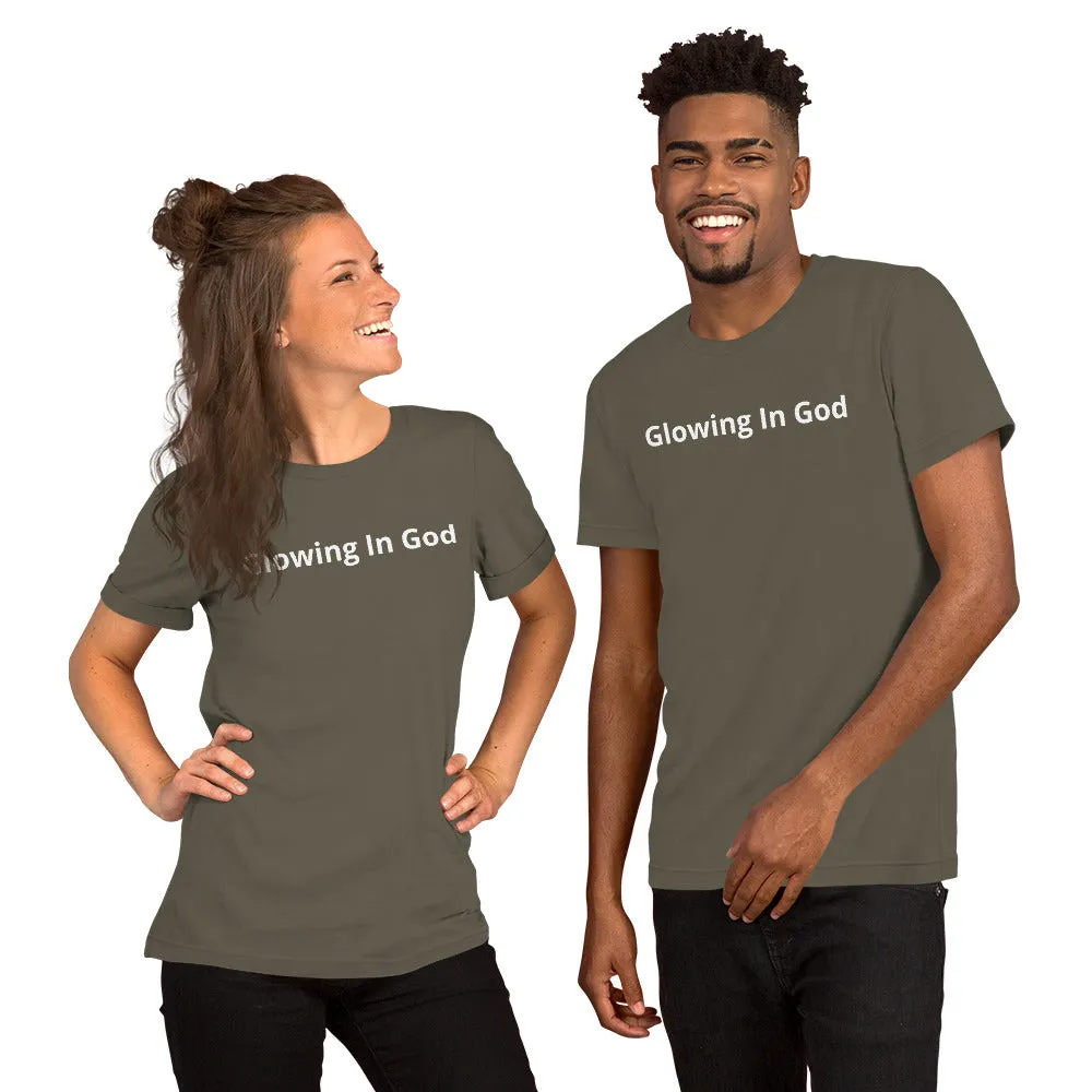 Unisex t-shirt - Glowing in God