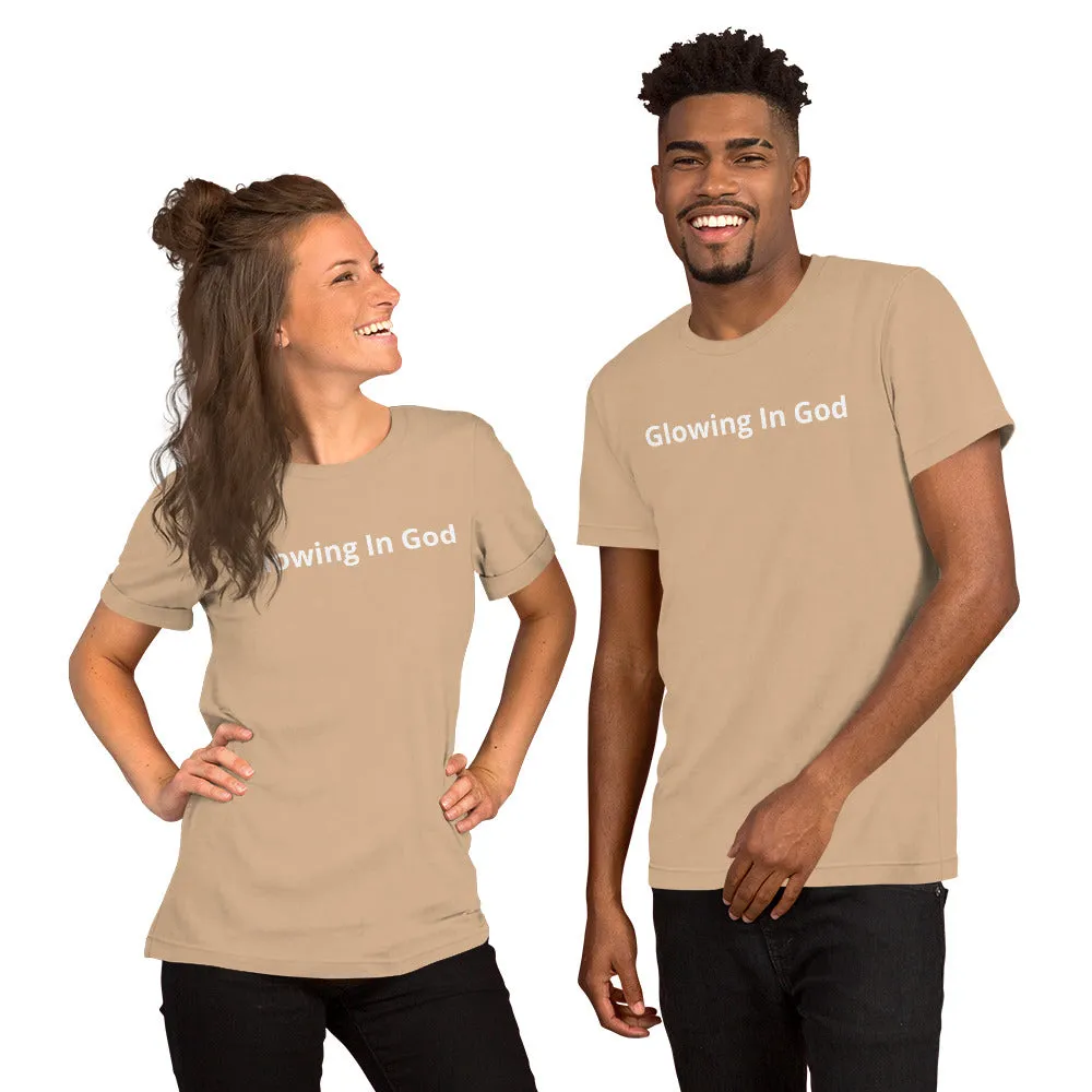 Unisex t-shirt - Glowing in God