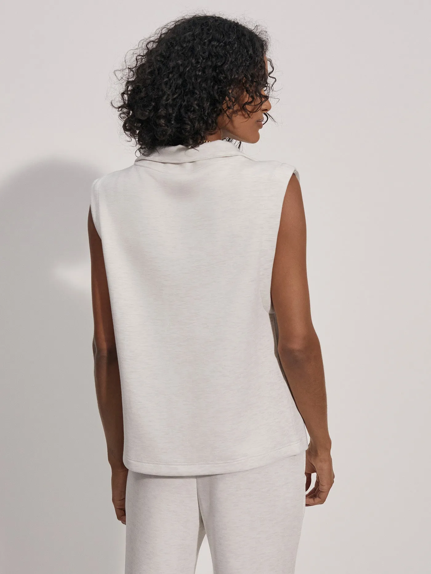 Varley Magnolia Half Zip Tank
