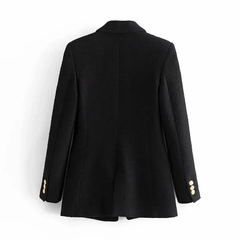 Vintage Female Outerwear Chic Tops