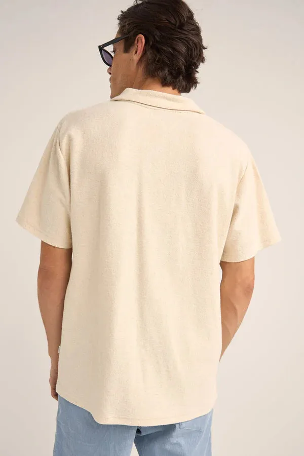 Vintage Natural Terry Polo Shirt